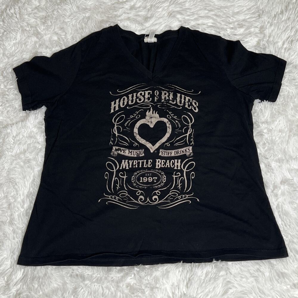 Women’s Vintage House Of Blues Graphic T Shirt Size XL